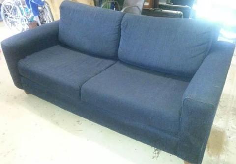 Navy sofa 3 and 2 seater