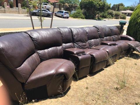 Wanted: Set of leather couches for free
