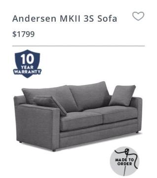Freedom Andersen MkIII 3S couch /lounge and Armchair