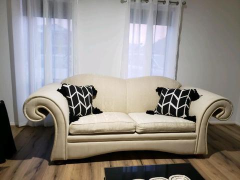 Vintage couches, three seater and two seater