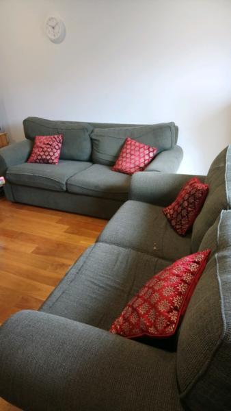 Green 2 seater couch