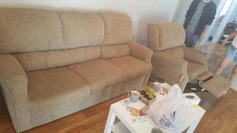 Comfortable Lounge and two recliner Chairs