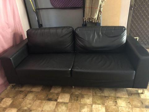 Leather couch