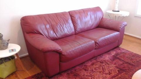 2.5 Seater Leather Couch EXCELLENT CONDITION