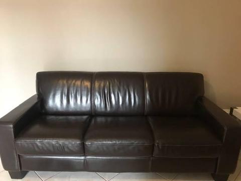 3 Seat Leather Lounge Suite