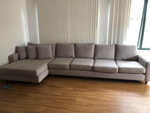 Grey 5 seater couch