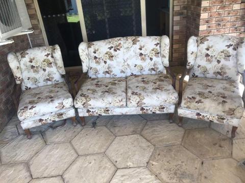 Vintage floral sofa