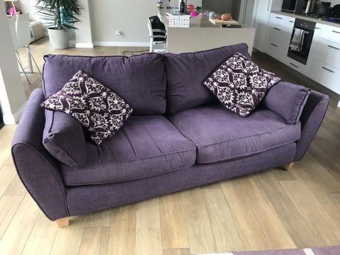 Sofa set, rug and cushions