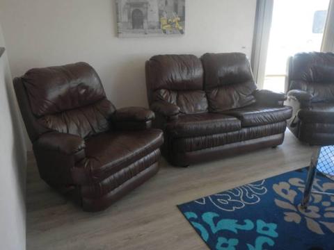 lounge suite pure leather