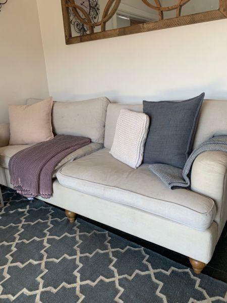 Linen French sofa