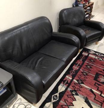 7 seater leather lounger