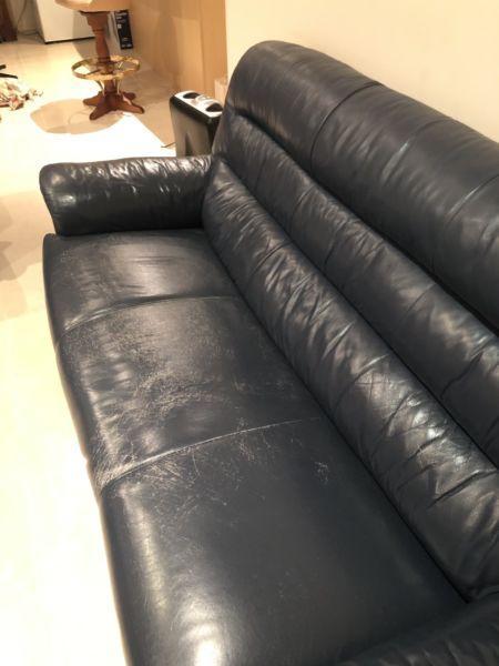 Leather couch NEED GONE ASAP