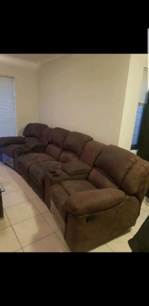4 seater recliner couch 1 seater recliner couch