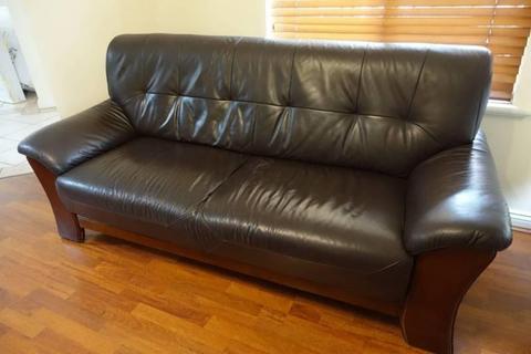 2.5 Seat Couch - Chocolate Brown