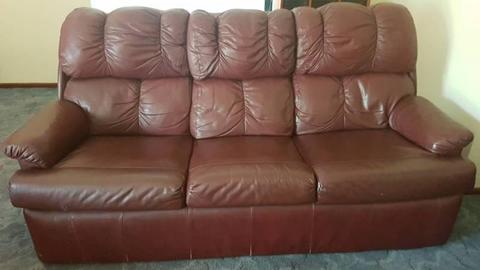 3 seater lounge with 2 arm chairs