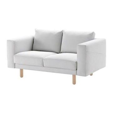 IKEA Norsborg 2-Seat Sofa (White)