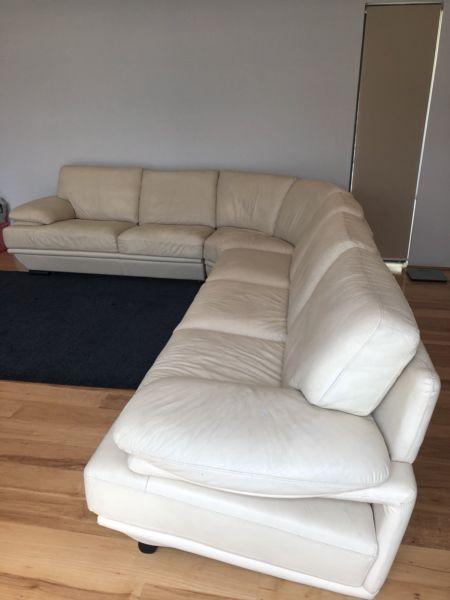 7 seater leather Lounge