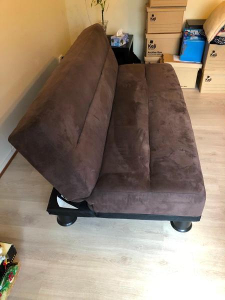 Brown Sofa Bed - Negotiable