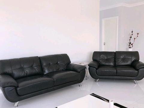 4 x Leather Sofa Couches