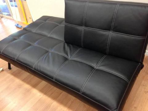 Leather Sofa Bed/ Couch