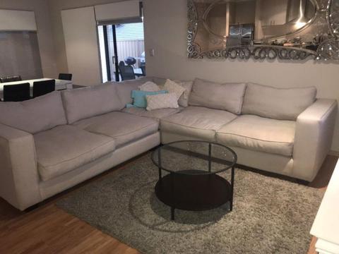 Wanted: Cream/off white fabric couch custom made oak grove couch