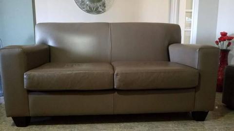 2 x 2 seater leather sofas