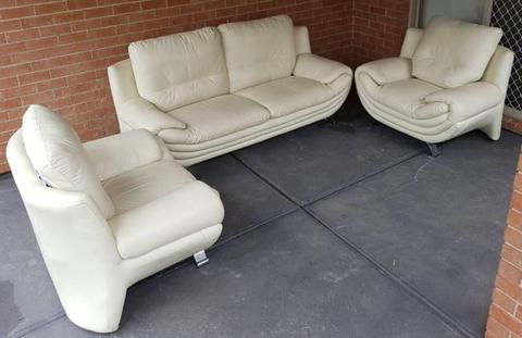 Leather Lounge Set
