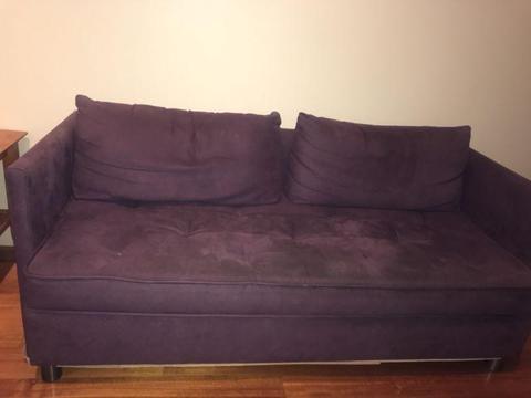 Purple Couches from ikea
