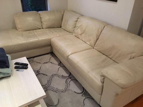 Leather Sofa - corner modular