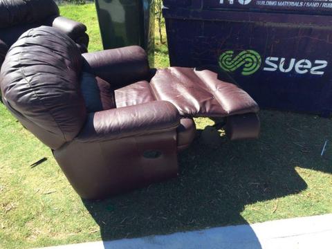 Leather recliner free