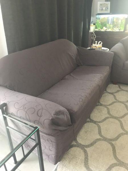 2x 3 seater couches