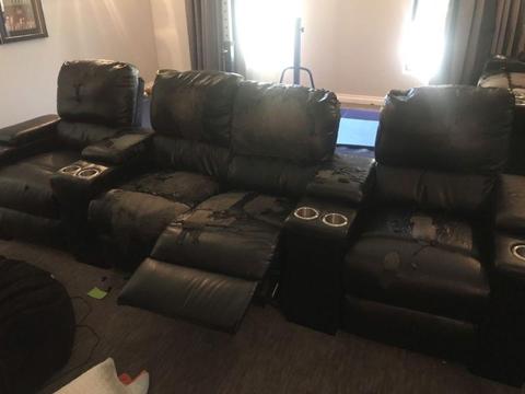 Recliner couch 4 seater