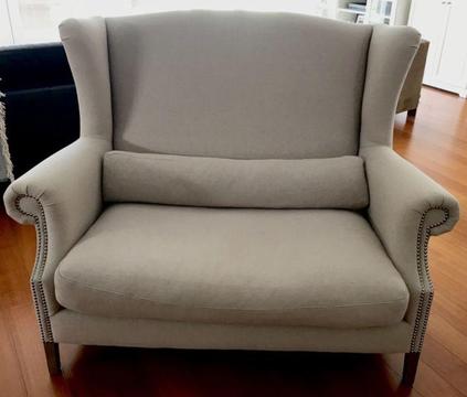 Two-seater sofa in as new condition