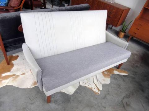 Vintage Danish Inspired Compact 3 Seat Sofa