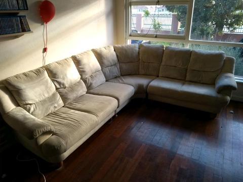 Suede 4 piece couch