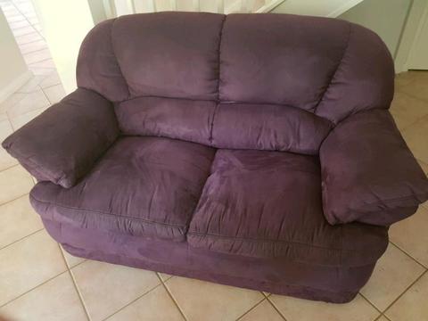 Funky purple two seater couch!
