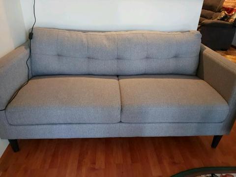 Grey sofa 2 seater