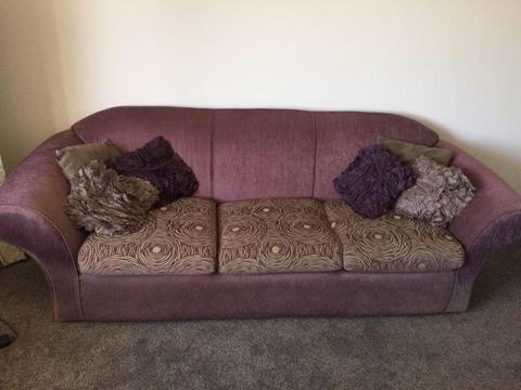 2 seater and 3 seater lounge suite