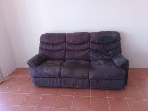 Recliner chairs plus 3 seater sofa for sale