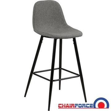 Lightweight Grey Wilma Bar Stool