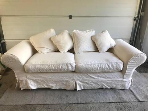 2 Sofas with removable/washable covers