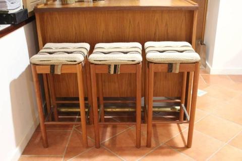 Parker Bar stools and Bar with fridge - can deliver ACT