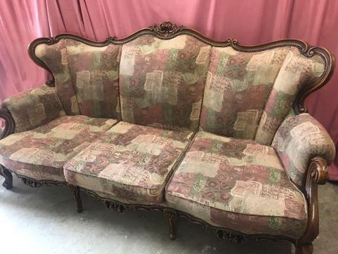 Victorian Wooden Couch