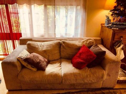 Sofas - two beautiful plush sofas - good condition