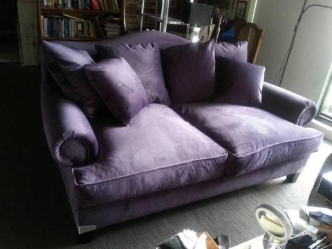 2.5 Seat Deep Velvet sofa
