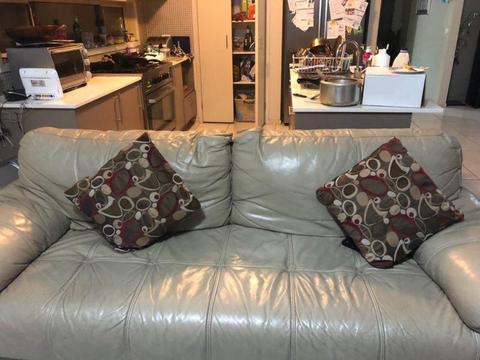 Sofa with ottoman