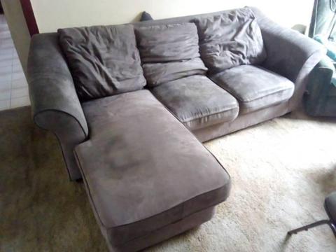 Couch. Comfortable but old