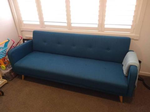 Sofa Bed - Blue - Smart Click Clack from Ozdesign Furniture
