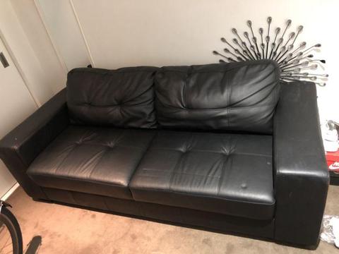 Big Leather couch !