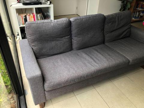 Dark grey 2.5 seater couch - good condition - pick up ASAP